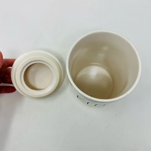 NEW Rae Dunn KEEP Canister Container Large White - Picture 3 of 3